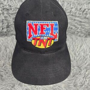 Starter Mens OSFM Black Vintage NFL On TNT Embroidered Strapback Hat
